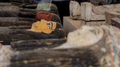 The newly discovered burial site is near Egypt's Saqqara necropolis, in Giza governorate. Reuters