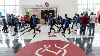 Special Olympics action at Adnec.