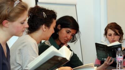 Exploring the Curriculum through Contemporary Arab Art will be rolled out in British schools from September. Stephen Lock for The National