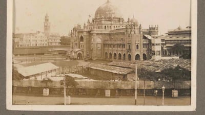 The Chhatrapati Shivaji Maharaj Vastu Sangrahalaya in Mumbai, originally named Prince of Wales Museum of Western India, in use as a Children's Welfare Centre and a Military Hospital during WWI. From Aviation in Mesopotamia Campaign WWI, circa 1917