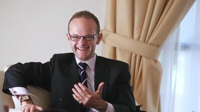 Dominic Jermey, the chief executive of UK Trade and Investment, says the UK government would love to see sovereign wealth fund money invested in the HS2. Delores Johnson / The National