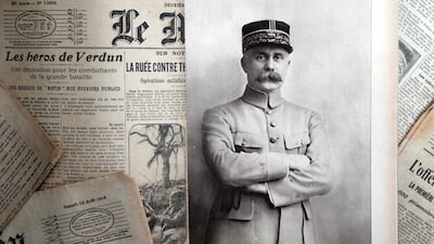 French Marshall Philippe Petain was hailed a hero of Verdun but fell from grace when he collaborated with Nazi Germany. Charles Platiau / Reuters