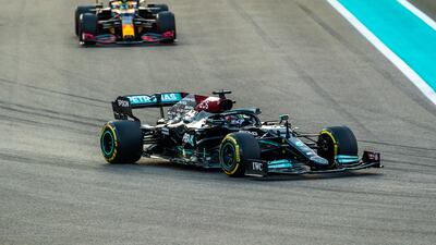 Verstappen and Hamilton led the championship going into the final race. Victor Besa / The National