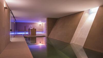 The basement level has a 17.7m-long swimming pool, sauna and steam room and a gym. Courtesy Savills and TK International