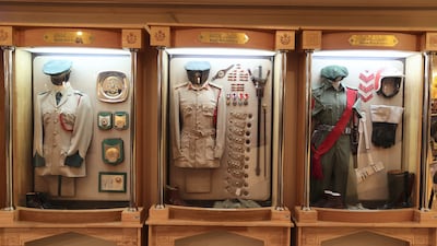 The Dubai Police Museum at the force's headquarters in Al Twar 1 traces the history of the force. Chris Whiteoak / The National