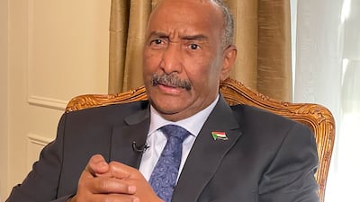 Sudan's military ruler Gen Abdel Fattah Al Burhan. AP