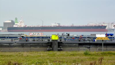 Gulf Navigation earlier sold its oil tanker Gulf Sheba, above, and another tanker to DHT Holdings of Bermuda. Courtesy Rob Hendriks