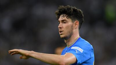 Alessandro Bastoni scored Italy's second in the 5-2 defeat. Getty