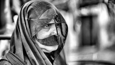 Burqa by by Yousif Amin Al harmoudi for the exhibition Inspirational Women. Courtesy Art Couture