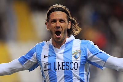 Martin Demichelis was one of several big-name players to join Malaga. AFP