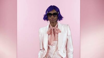 Signature body hugging tailoring appeared as part of the Dolce & Gabbana DG Digital Show women's collection. Courtesy Dolce & Gabbana