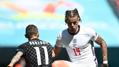 Kalvin Phillips - 8. The Leeds midfielder started well and saw an eighth minute shot through a crowded area saved as England dominated early on. Played in a more advanced role than usual and often pushed up behind Kane. Set up Sterling for the opener with a sublime pass. Passed sideways and forwards and put his body in the way of opponents. EPA