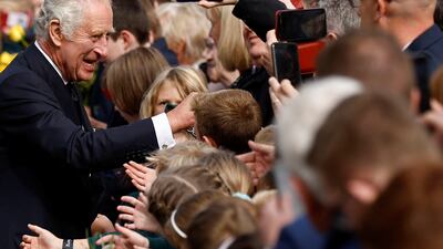 King Charles meets the public at Hillsborough Castle. Reuters
