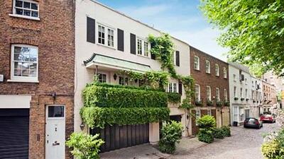 This 261-square-metre mews house is located off Wilton Crescent, near the Hyde Park and Knightsbridge underground stations in London. Price £3,500,000 (Dh19.6mn