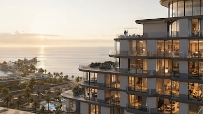 A design for RAK Properties' new project Mirasol in the Mina master development in Ras Al Khaimah. RAK Properties