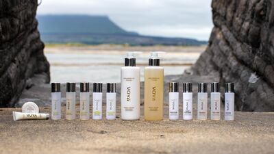 A new range of luxury spa products from VOYA now onboard and in the lounges. Courtesy Emirates