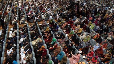 The five-day Afghan loya jirga on making peace with the Taliban drew more than 3,500 participants, about one third of whom were women. AP Photo
