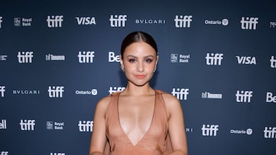 Aimee Carrero attends 'The Menu' premiere. Getty Images / AFP