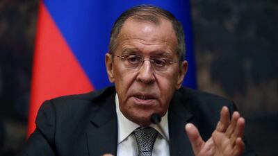 Russian Foreign Minister Sergey Lavrov poured cold water on the claims. EPA