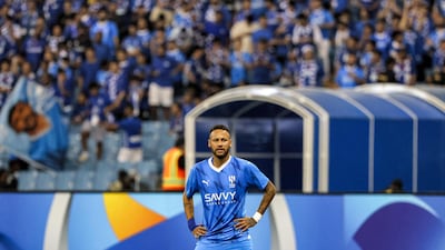 Neymar was making his first start since joining Al Hilal in August. Reuters
