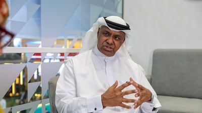 Dnata chief executive Nabil Sultan Al Murr at the Arabian Travel Market in Dubai. Victor Besa / The National