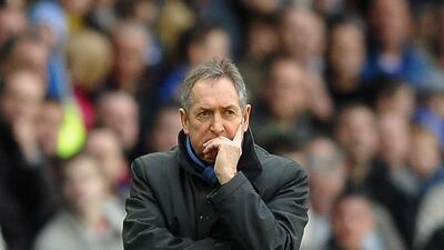Gerard Houllier of Aston Villa looks on during the Barclays Premier League match between Birmingham City and Aston Villa at St Andrews on January 16, 2011 in Birmingham, England. Getty Images