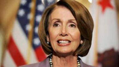 US House Speaker Nancy Pelosi congratulated Mr Obama early in the evening.