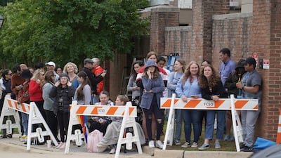 Depp fans wait for hours in the hopes of catching a glimpse of the star. Willy Lowry / The National