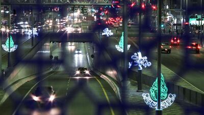 Abu Dhabi takes on a nocturnal flavour during Ramadan. Khushnum Bhandari / The National