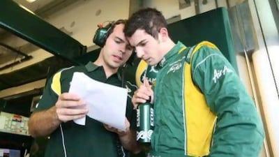 Alexander Rossi raced at the Abu Dhabi Young Driver Test atYas Marina Circuit in November.