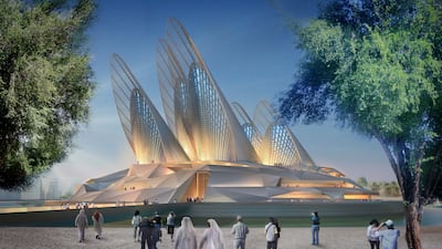Zayed National Museum will showcase the history of the UAE. Photo: Foster+Partners