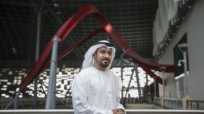 Alhasan Kaabous Alzaabi, who has helped to develop Yas Island. Mona Al Marzooqi / The National