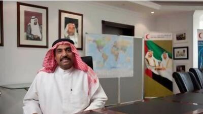 Mohammed Al Zaroni, manager of Emirates Red Crescent in Dubai, says the organisation is looking at 6,000 cases in Dubai. Antonie Robertson / The National