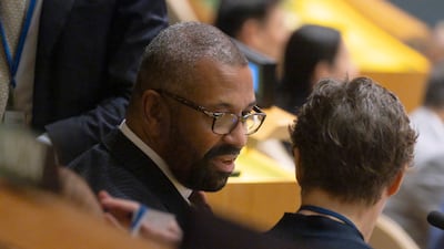 Foreign Secretary James Cleverly. EPA