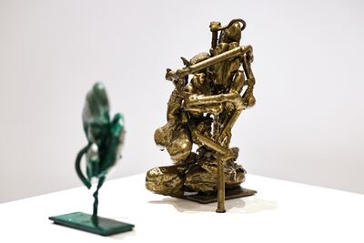 Works by Jalal Luqman. Victor Besa / The National