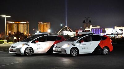 Yandex's autonomous vehicles go on display on Las Vegas streets