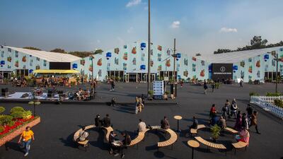 On the grounds of India Art Fair, which runs until Sunday, February 2. Courtesy India Art Fair 2020