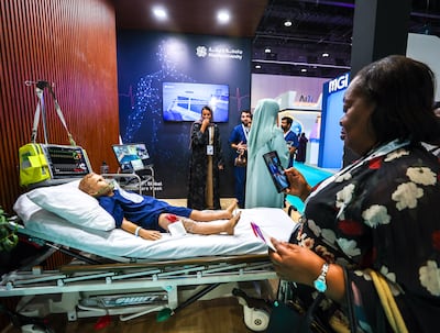 Key sessions on the opening day included how to combat age-related disease through the latest advances in cell reprogramming. Victor Besa / The National