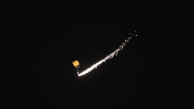 Global Village partnered with Skydive Dubai to break the record and provided guests with a spectacular finale to its 25th season. Chris Whiteoak / The National