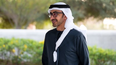 Sheikh Abdullah bin Zayed, UAE Deputy Prime Minister and Minister of Foreign Affairs. Abdulla Al Bedwawi / UAE Presidential Court
