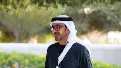 Sheikh Abdullah bin Zayed, UAE Deputy Prime Minister and Minister of Foreign Affairs. Abdulla Al Bedwawi / UAE Presidential Court