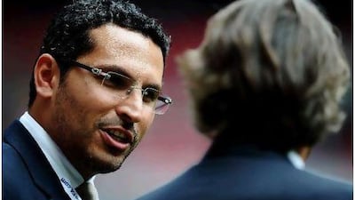 The firm stance of Manchester City chairman Khaldoon Al Mubarak, left, will be welcomed news to Robert Mancini. Laurence Griffiths / Getty Images