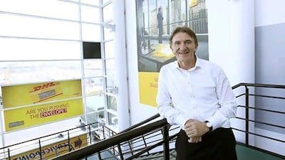 Ken Allen, the chief executive for DHL Express, in Dubai. Satish Kumar / The National