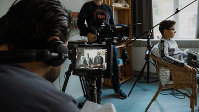 Filming 'My Toy', a short film about state adoptions in Scandinavia. Photo: Mazen Haj Kassem