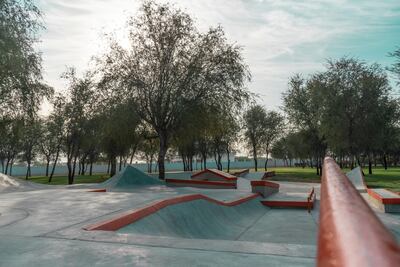 Saqr Park is lined with ghaf trees for shade. Courtesy Ras Al Khaimah Tourism