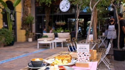 Breakfast and lunch is the order of the day at Boston Lane in Dubai. Photo: Boston Lane