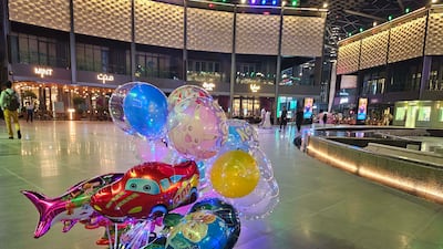 Balloons for sale at City Walk
