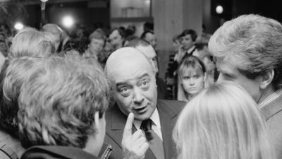 Mr Al-Fayed in the food hall of Harrods in 1989. Getty Images