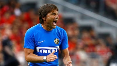 Antonio Conte won successive Serie A titles in charge of Juvetnus. Inter Milan hope the Italian can now inspire them to a first scudetto since 2010. AFP