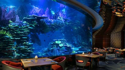 Al Mahara restaurant in Dubai's Burj Al Arab. Courtesy Burj Al Arab